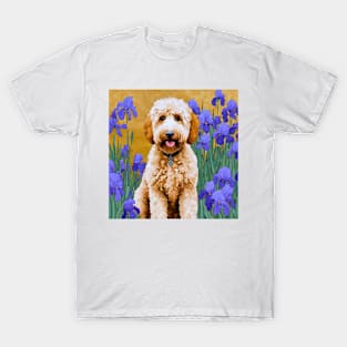 Doodle Amongst Irises T-Shirt